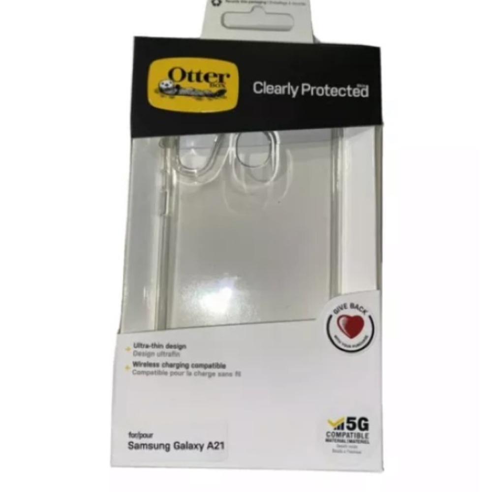 💜Samsung Galaxy A21 clearly Protected Skin Series